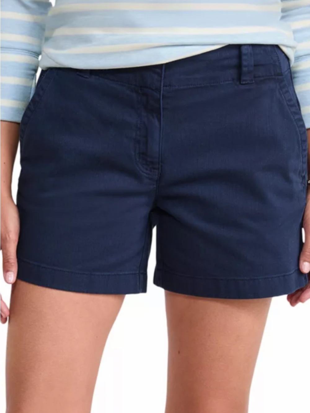 Vineyard Vines Navy Drawstring Bermuda Shorts
